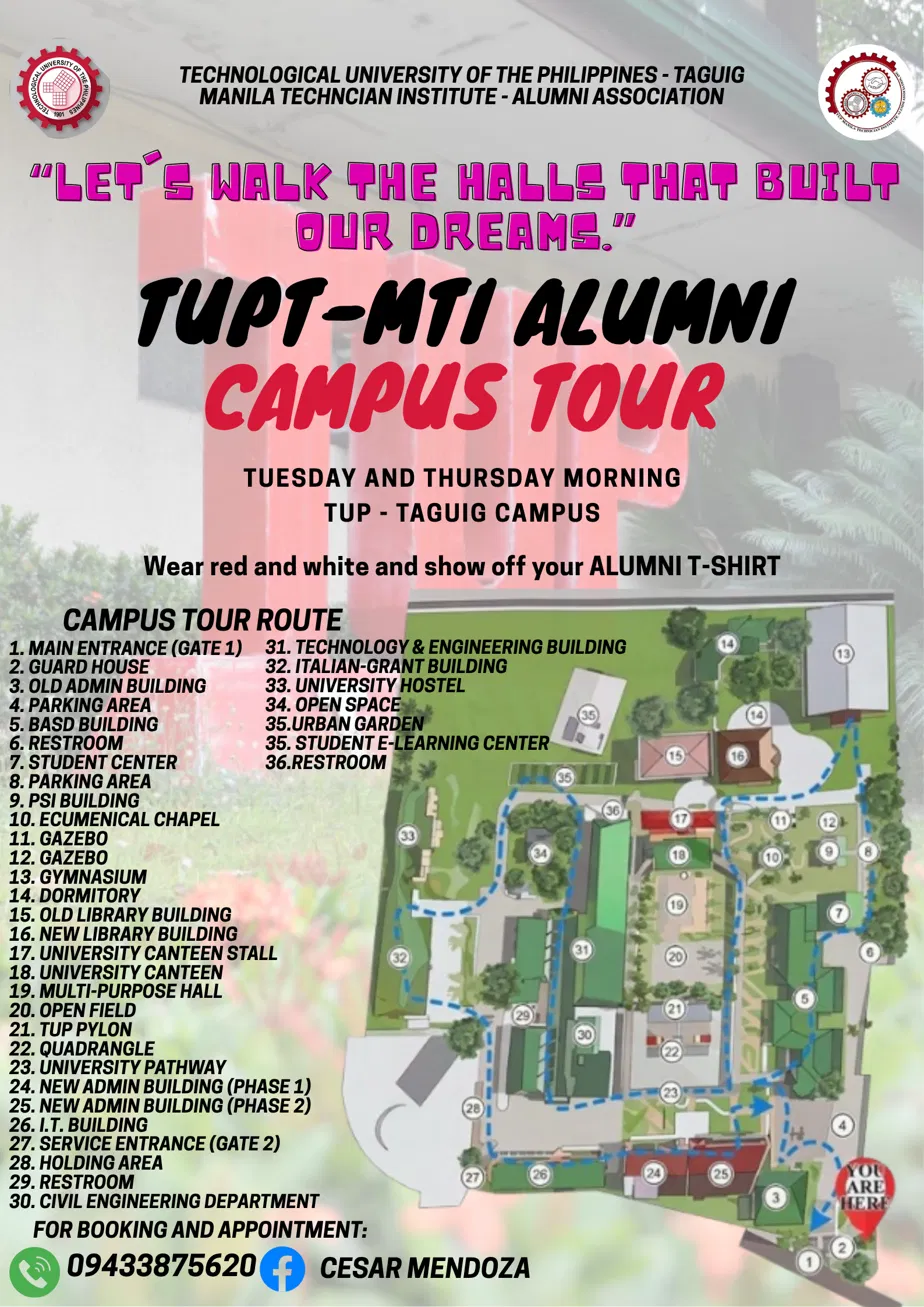 TUPT-MTI Alumni Campus Tour
